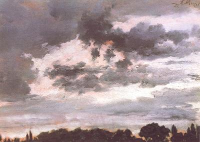Adolph von Menzel Study of Clouds (nn02)